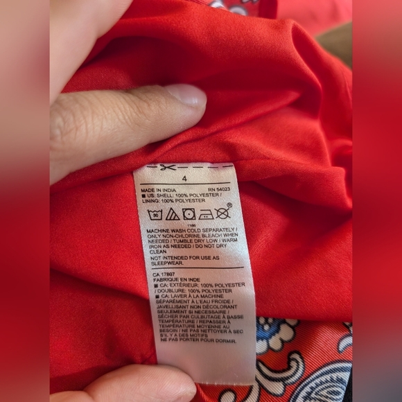 Janie and Jack Red Floral Kids Dress - Picture 6 of 6